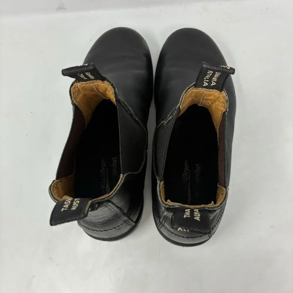 Blundstone 585 Chelsea Boots Rustic Black Leather Men's Size 7 US